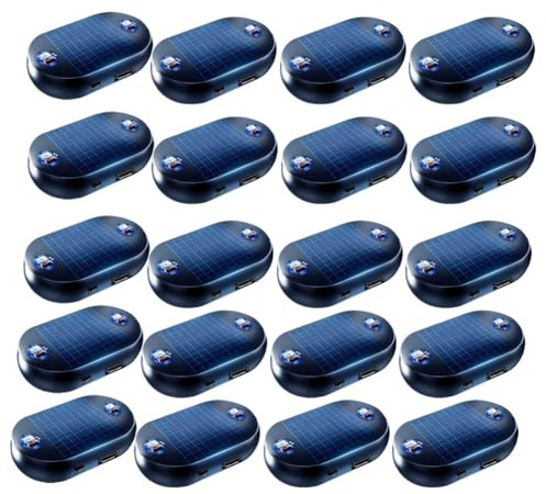 Hndhbfgrt 20 Unidades de Descongeladores para Ventanas de Coche, Antihielo, Quitanieves, con Energía Solar o USB, para Invierno.
