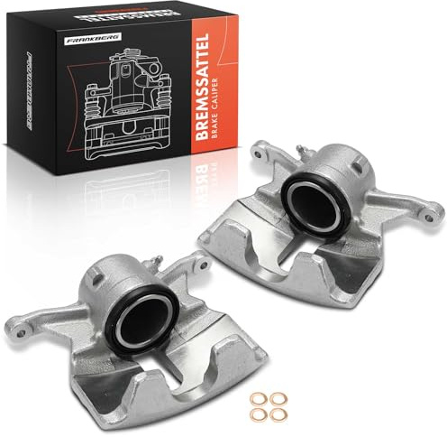 Frankberg 2x Bremssattel Bremszange Vorne Links Rechts Replace# 8V0615123A | Kompatibel mit P.a.s.s.a.t Variant 3G5 CB5 O.c.t.a.v.i.a III Combi 5E5 5E6 T.i.g.u.a.n AD1 AX1