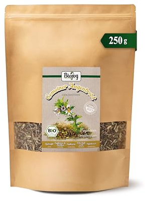Biojoy BIO Augentrost Kraut, getrocknet, Augentrost Tee, 250 g | Kräutertee lose, geschnitten, Euphrasia rostkoviana L.