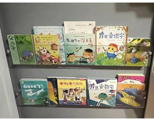 Prospektständer/ Prospekthalter Ständer 2 Etagen Zeitschriftenständer Für Haus & Büro, Acryl Klar Katalog-Literaturständer/ Broschüre Display Stand, Mit Halterung, Für Viele Bücher Und Zeitschriften (