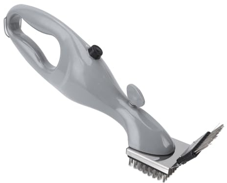 Cepillo de Vapor de Parrilla de Barbacoa Cleanes Profundos portátiles Cepillo de Acero Inoxidable fácil para Rejillas de cerámica de Hierro Fundido de Acero