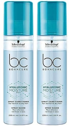 Schwarzkopf BC Bonacure Hyaluron Moisture Kick Spray Conditioner, 200 ml, 2 Stück