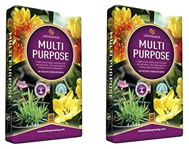 Multi Purpose Plant Care Gardening Compost Potting Soil Growing Flower Help Retain Water Growmoor 40L (2)