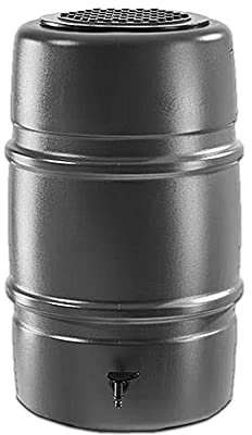 Grey Harcostar 227L Water Butt, Rain Barrel Water UK, Water Collector