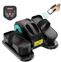 Ellittica sotto la scrivania, esercitatore per gambe per anziani, ellittica compatta seduta con telecomando, display LCD, Allenatori ellittici elettrici per la casa, colore