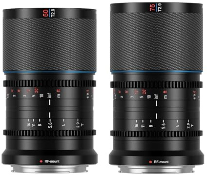 SIRUI Saturn 50mm 75mm T2.9 1.6X Anamorphes Vollformat-Kohlefaser Cine Objektiv, <500g, RF-Mount (Natur Flares)