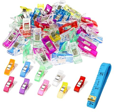 Nähklammern Stoffklammern Zum Nähen,80pcs Stoffklammern,Nähen Zubehöre,Nähklammern,Nähzubehör,Stoff Clips,Stoff Klammer Nähen,Bastelklammer,Nähen Clips,Klammer Nähen,Stoffklammern Nähen