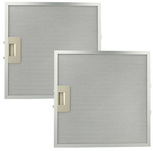vhbw 2x filter metallfettfilter kompatibelt med Ikea 70244698 HD KT 00 90 S 857956801900 Extraktorfläkt – 32 x 32 x 0,85 cm metall