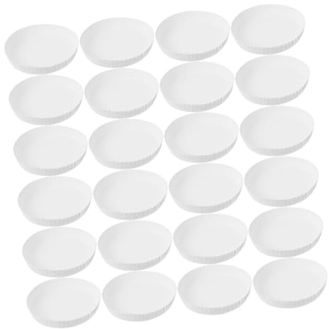 KOCKSHION 200 Tapas Desechables de Papel para Vasos Antiderrame, Diseño Uso y Fácil de Usar para Restaurantes y Bares