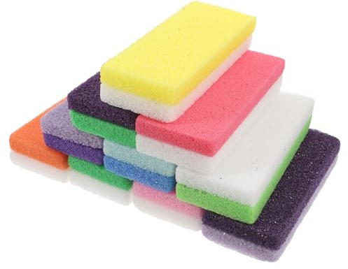 Vaguelly 10 Pezzi Pietra Pomice i Piedi in Poliuretano Scrub Piedi Compatto e Leggero Strumento per Saloni di Bellezza