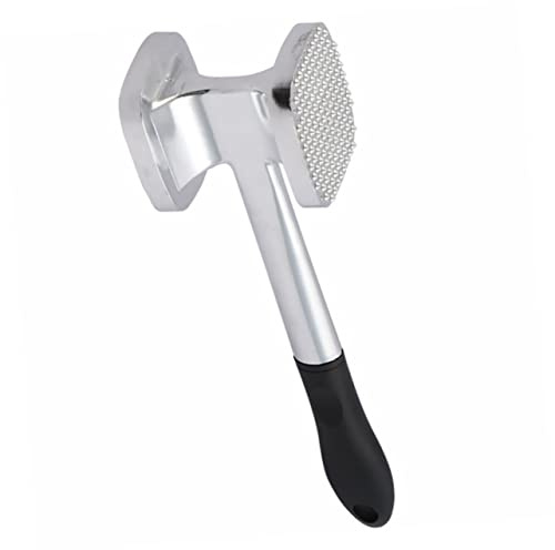 Holibanna Attendrisseur à Viande Alliage Aluminium Marteau Steak Antidérapant pour Cuisine Maison et Professionnelle et