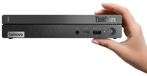 Lenovo ThinkCentre Business Mini PC Desktop Computer - 32GB RAM - 1.5TB Storage - Intel 6-Cores Upto 4.40GHz | 1TB SSD and 512GB External, Wired Keyboard & Mouse, 2 Display Ports, Office Space Saver