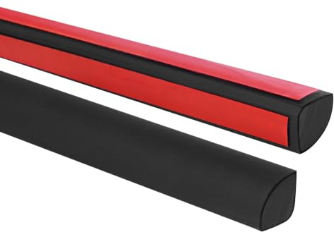 Quest Dekorlist PVC 15x15mm självhäftande UV-beständig – svart, 3 m | Flexibel kvartsstav för vägg, golv och tak, vattentät, lättskött, passar kök och badrum