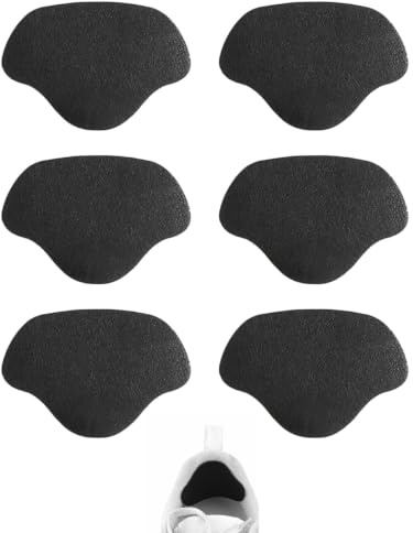 WUNZILO 6 Pièces Réparation de Talon de Chaussure Patch - patch talon chaussure,Patch de Prévention Trous de Chaussures, Autocollants à Talons Patchs Talon Auto-Adhésif, Coussinets Réparation Talon