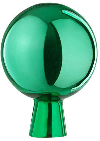 CRISTALICA Rosenkugel Klein Gartenkugel verspiegelt 12cm Grün