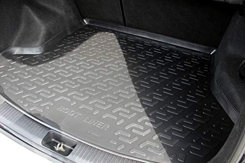 J&J AUTOMOTIVE | Gummi-Kofferraumwanne Kofferraum-Schutzmatte Kompatibel mit I30 Cw Kombi 2012-2017, Anti-Rutsch, 100% Passgenauigkei, Geruchlos