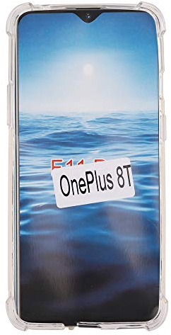 Case Kompatibel mit OnePlus 8T Hülle Ttimao Weiche Transparent TPU Silikon Luftpolster Design Drop Protection Ultradünne Anti-Schock Anti-Scratch Schutzhülle