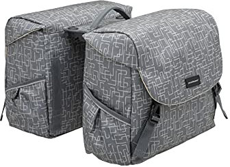 New Looxs Mondi Joy Double Racktime Doppeltasche, Ivy Grey, 38 Liter