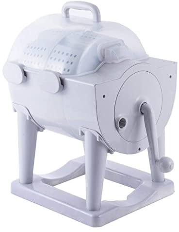 Portable Washing Machine Non-Electric Hand Cranking Washer with Spin Dryer Combo Compact Dehydrating Washing Machine for Apartment, Hotel, Dorm, Camping Dorms