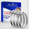 Morsetti metallici Ø 80-100 mm 9 mm Per Tubo a vite in acciaio inox 4 pezzi Set - Monteral