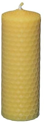 5 Bienenwachskerzen 10cm h. 3,6cm D. gedreht aus Wachsplatten 5,25€/STk 10/1 Imker Bienenwachs Kerze candle beewax