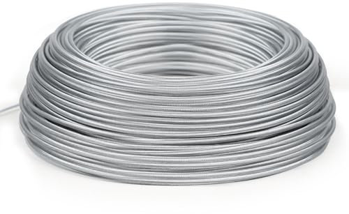 SWAWIS Filo per Decespugliatore 2,4 mm / 60M Filo Decespugliatore Acciaio Professionale Filo Tagliabordi Filo di Ricambio per Decespugliatore Weed Grass Yard o Garden