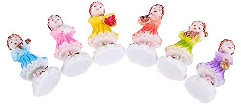 CORHAD Fee Schmuck Set 6 Stücke Miniatur Figuren Harz Wohnkultur