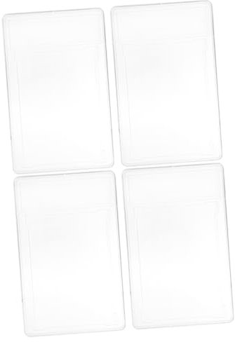 KOMBIUDA 4stücke Klare Spielkartenhüllen Für Trading Cards Robuste Kartenprotektoren Aus Hochwertigem Kunststoff Für Aufbewahrung Und Organisation Von Spielkarten Und Postkarten