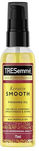 TRESemme Keratin Smooth Finishing Hair Oil hair treatment with Marula Oil for 72h frizz control*, smoothness & shine 75 ml