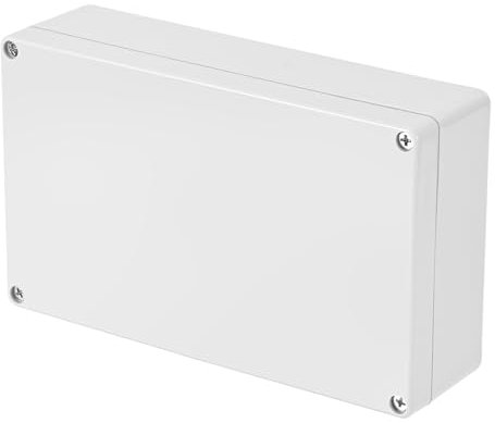 Klemmenkasten wasserdicht IP65, verteilerkasten aufputz, abzweigdose aufputz, schutzbox kabel außen wasserdicht, verteilerdose wasserdicht, Kunststoffgehäuse Klemmenkasten, 20 x 12 x 5,6 cm