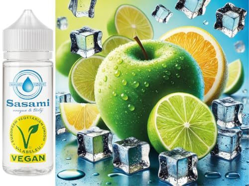Citrus Cool Burst - mela verde, lime, limone ghiaccio aroma concentrato - vegano - Sasami - 100ml