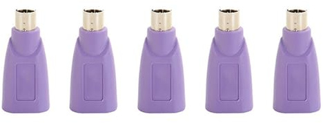 Mocturnity 5 X per porta PS2 a USB, mouse e tastiera mini adattatore, mouse e tastiera
