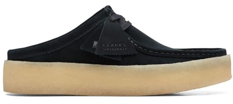 Clarks Originals Wallabee Cup mockaskor för män i svart, Svart, 43 EU