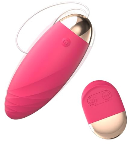 Ninonly Vibromasseur Œuf Bullet Puissant Femme Sex Toys | 10 Modes, Stimulateur Clitoridienne, Étanche, Sans Fil, Stimulation Point G