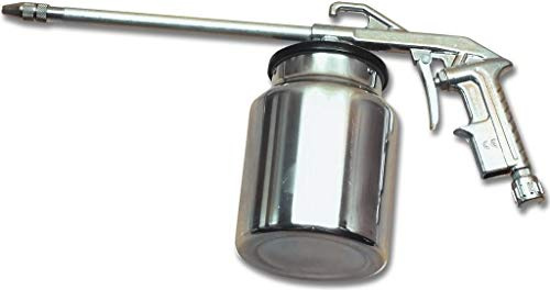 PISTOLA ARIA COMPRESSA LAVAGGIO GASOLIO CON SERBATOIO PER COMPRESSORE