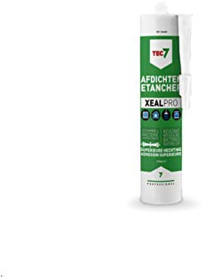 Tec7 XEALPRO Silicone, tutto in un sigillante | Grigio 310 ML | Colla, montaggio, sigillatura, per sanitari, materiali da costruzione, cemento e pietra naturale | Resistente ai raggi UV.