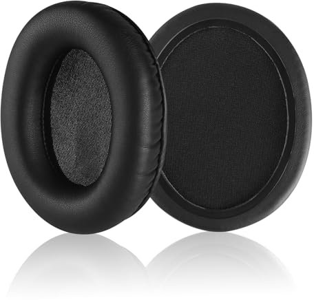 Yizhet Earpads Replacement compatible with Kingston HyperX Cloud II Gaming & HyperX Cloud 2 Headphone Ear Pads Protein Leather & Memory Foam Headset Ear Cushion Cover Pads (1 Pair, Black)