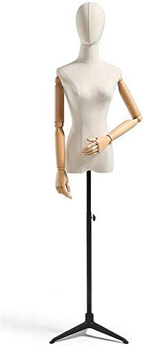 Schaufensterpuppe J-Manikins Schneiderinnen Dummy Dressmakers Dummies Metallbasis Höhenverstellbar für Bekleidungsschmuckshow (Farbe: A, Größe: Klein)