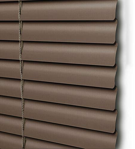 JLXJ Jalousette Plissees Braunes Fenster Jalousie, Aluminium Roll Up Shades für Drinnen Draussen Veranda Küche Patio, 60/80/100/120cm Breit (Size : 80×140cm(31.4×55.1))