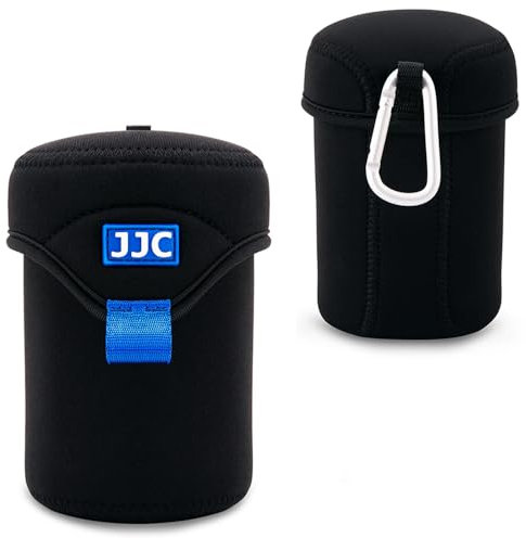 JJC Neopren Objektivtasche Objektivbeutel Schutzbeutel Wasserabweisend für für Sony Canon Nikon Fuji Olympus Panasonic Objektiv Lens Pouch Tasche - XL