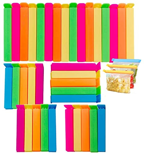 36 Pcs Food Clip, Bag Clip for Food Storage, Reusable Sealing Clip for Food | Colorful Bag Clips for Food Storage and Food Bags