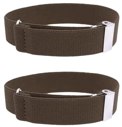 CHENGZI 1 Paar elastische verstellbare Armstulpen für Herren, Hemd, Strumpfband, Ärmelhalter, Breite 2,4 cm