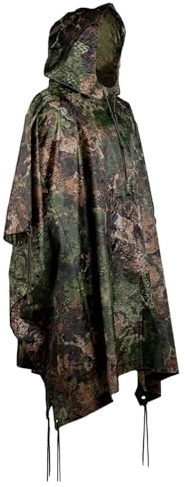 Mil-Tec Poncho Ripstop Waterproof Cloak Hood Hiking Camping WASP I Z3A