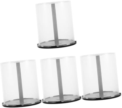 Cabilock 4stücke Cd DVD Aufbewahrungsbox Material Kapazität Praktischer Organizer Für Und DVDs Transparent Für Reisen Und Zuhause