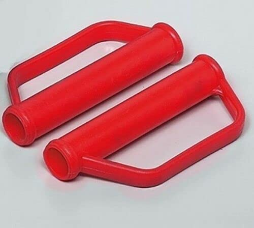 2X Schubkarrengriff Sackkarrengriff Griff Schubkarre Sackkarre - 33mm ROT