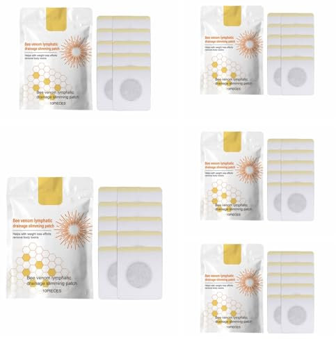 Abnehmen Pflaster, Bee Venom Abnehmpflaster, Abnehmen Schnell Fettverbrenner, Bienengift Diet Patches, Weight Loss Patch, Slim Patch, Fat Burner, Bauch Weg, Bauchfett Schnell Loswerden (50 Stück)