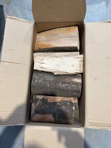 25 kg Brenholz - 100% Buche, ofenfertig, Scheitlänge ca. 25-30 cm - für Kamin, Ofen, Feuerschalen, Lagerfeuer - Buchenholz Kaminholz Feuerholz Grillholz