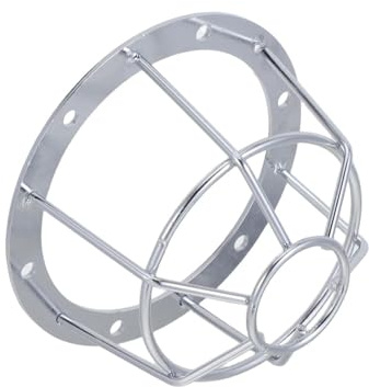 HOMSFOU Couvercle de Protection Métallique pour Détecteur Incendie Diamètre Intérieur 75 Mm, Grille Ignifugée Compatible Capteurs Fumée et Alarme Incendie, pour Sécurité Résidentielle