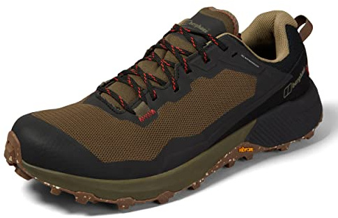 Berghaus Revolute Active vandringsvandringsskor för män | vattentäta | andningsbara | hållbara | vibram gummisula, Strlimo Ivygrn Poincia Aloe, 45.5 EU