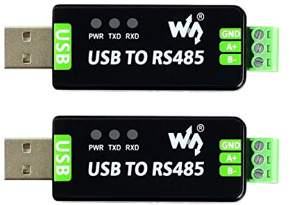 Waveshare Industrial USB To RS485 Bidirectional Converter Onboard Original FT232RL and SP485EEN Allows Automatic Transceiving-2PCS